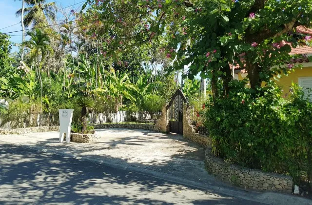 Villa Maria Cabarete Republique Dominicaine Entree